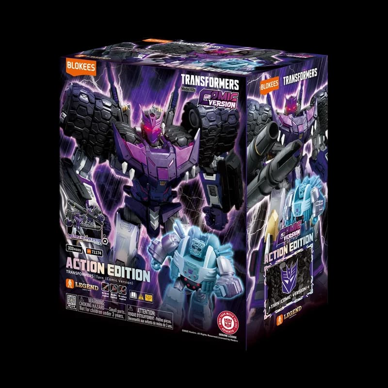 Blokees Transformers Action Edition Tarn (Comic Version) AE05 Mainan Figure Original — foto 2