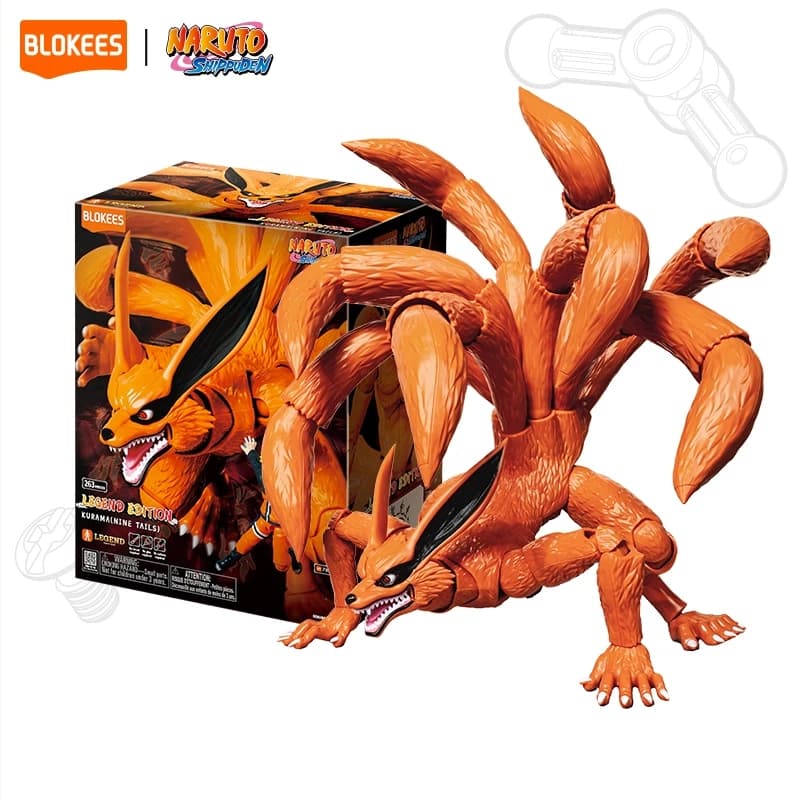 BLOKEES Figures Nine Tails Kurama Action Edition 01 NARUTO SHIPPUDEN | Plastic Model Action Figure Mainan Birthday Gift Toys — foto 1