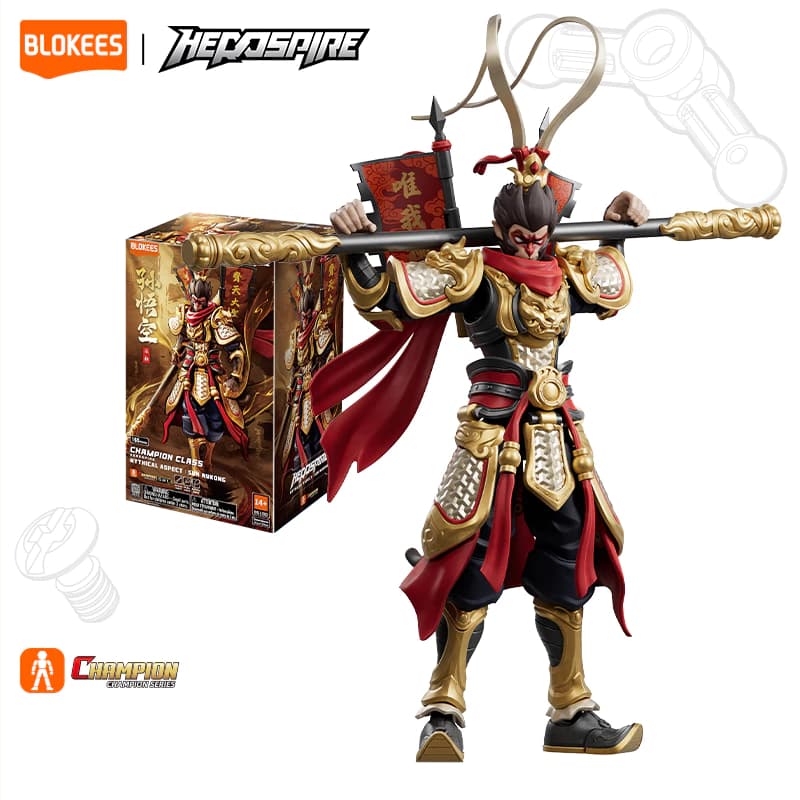 BLOKEES Herospire Champion Class: Mythical Aspect Sun Wukong | Plastic Model Action Figure Mainan Birthday Gift Toys — foto 1